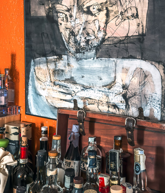 Dipinti e collezione al bar