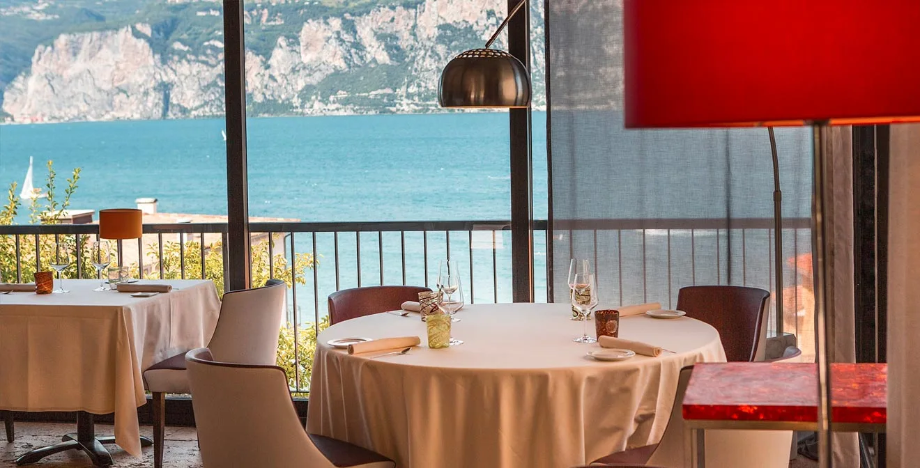 Vista lago dal ristorante Vecchia Malcesine
